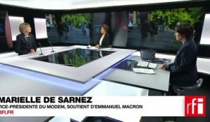 Marielle de Sarnez, vice-présidente du MoDem, députée européenne, soutien d'Emmanuel Macron