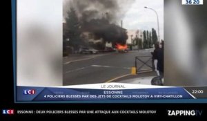 Essonne : Des policiers attaqués aux pavés et aux cocktails Molotov grièvement blessés (vidéo)