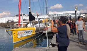 Le ponton du Vendée Globe, promenade du dimanche