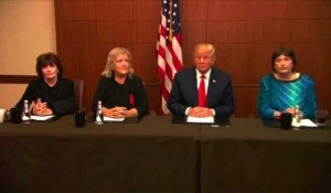 Trump tient une conférence avec des femmes accusant Bill Clinton