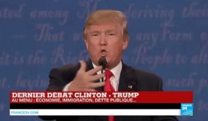 Présidentielle US - Dernier débat - Donald Trump : "Poutine est plus malin qu'Hillary Clinton et que Barack Obama"