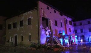 De fortes secousses provoquent de gros dégâts dans le centre de l'Italie