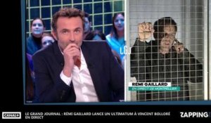 Le Grand Journal : Rémi Gaillard lance un ultimatum à Vincent Bolloré en direct