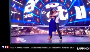 DALS 7 : Karine Ferri en larmes à après avoir dansé sur le titre de Kendji Girac (vidéo)