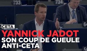 Le coup de gueule anti-CETA de Yannick Jadot