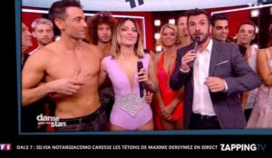 DALS 7 : Silvia Notargiacomo caresse les tétons de Maxime Dereymez en direct