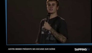 Justin Bieber présente ses excuses à ses fans sur scène (Vidéo)