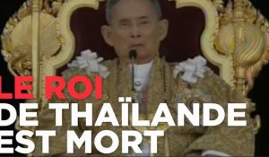 Le roi de Thaïlande est mort