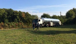 Prix du lait : action des agriculteurs 