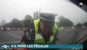 Ivre, il démarre avec un policier sur le capot de sa voiture ! - ZAPPING ACTU HEBDO DU 22/10/2016