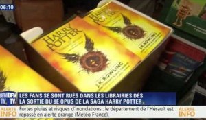 Ruée à minuit dans les librairies pour la sortie du dernier Harry Potter en français