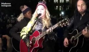 Madonna improvise un concert surprise pour Hillary Clinton