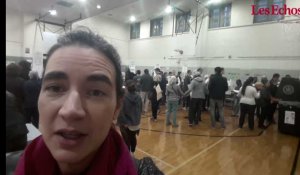 Dans une petite école de Manhattan, "les gens font la queue depuis 6 heures du matin pour aller voter"