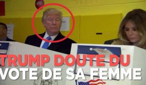 Présidentielle américaine : Donald Trump doute du vote de sa femme Melania