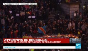 Attentats de Bruxelles : édition spéciale depuis la place de la Bourse