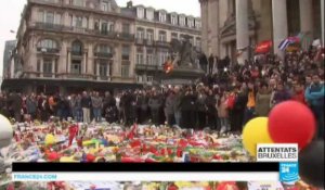 Attentats de Bruxelles : recueillement en Belgique en hommage aux victimes
