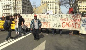 Manifestation à Lyon contre le projet de loi Travail