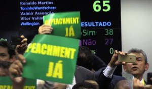 La destitution de Rousseff recommandée par des parlementaires