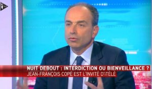 Méprisant et déconnecté, Copé est "choqué" par Nuit Debout sur iTELE