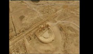 Palmyre libérée filmée par un drône