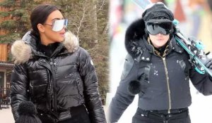 Les sœurs Kardashian en vacances au ski