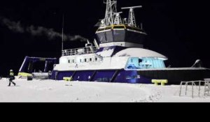 Un écumeur brise-glace pour lutter contre une marée noire au pôle Nord