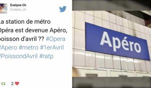 ZAP Tweets Actu : Le poisson d'Avril de la RATP