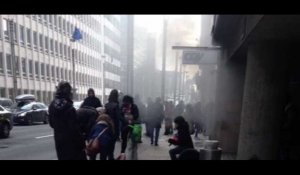 Les images après les explosions dans le métro de Bruxelles