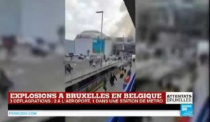 Attentats à Bruxelles : retour en images sur les explosions à l'aéroport Zaventem
