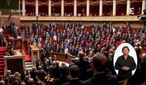 Attentats de Bruxelles - minute de silence à l'Assemblée Nationale