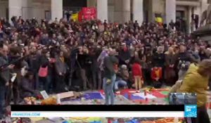 Attentats de Bruxelles - La Belgique en deuil : Minute de silence observée