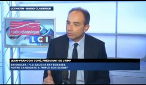 Jean-François Copé : "A Brignoles, notre candidate a triplé son score"