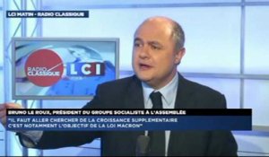 Bruno Le Roux : "Je veux convaincre Cécile Duflot plutôt que l'assassiner"