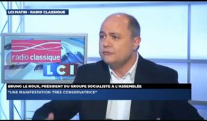 Bruno Le Roux :"La gauche se battra toujours pour l'ouverture de nouveaux droits de notre pays"