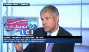 Laurent Wauquiez : "Pour l'instant, une réforme fiscale est hors-sujet"