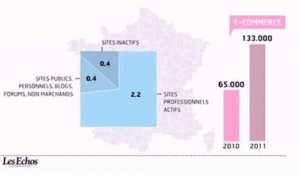 L'infographie du jour : les entreprises françaises sur le web