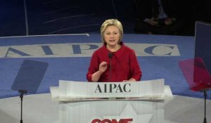 Hillary Clinton attaque indirectement Trump sur Israël