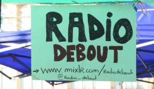 A Paris, "Radio Debout" émet depuis la République