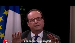 Hollande après son coup de fil à Trump : "J'ai compris qu'il était dans une phase d'apaisement"