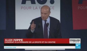 Primaire de la droite et du centre : "J'ai décide de continuer le combat" annonce Alain Juppé