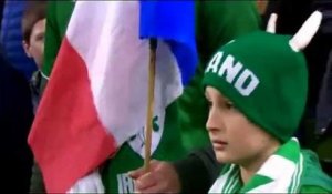 Attentats : une minute de silence perturbée lors de Irlande-Bosnie