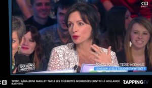 TPMP : Géraldine Maillet tacle les célébrités mobilisées contre le Hollande bashing