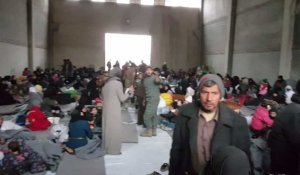Syrie: une ancienne usine, refuge pour des déplacés d'Alep