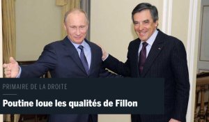 Vladimir Poutine loue les qualités de François Fillon