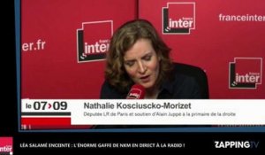 Léa Salamé enceinte : NKM fait une énorme gaffe en direct à la radio !