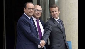 Emmanuel Macron réagit au renoncement de François Hollande: "C'est une décision courageuse"