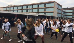Flash mob à Cornu en faveur du Téléthon