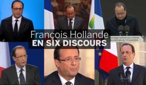 François Hollande en six discours