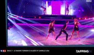 DALS 7 : Camille Lou et Alizée, un baiser fougueux en direct (vidéo)