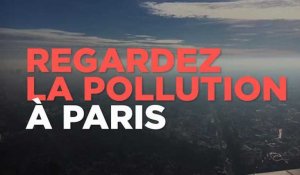 Regardez le pic de pollution à Paris depuis la tour Montparnasse